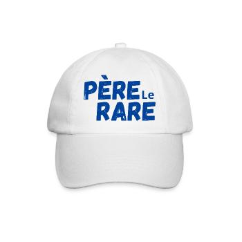 Rare Pearl Dad - Dad Gift Idea - Baseball Cap - white/white - Front