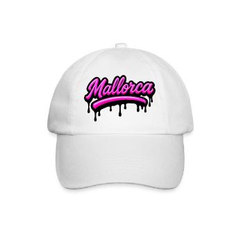 Mallorca Graffiti - Baseball Cap - white/white - Front