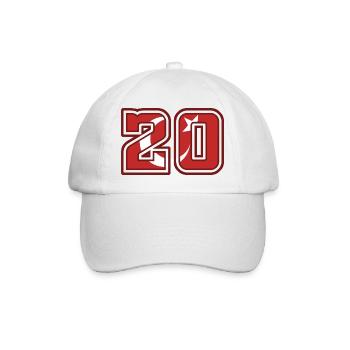 Denizli - Baseballkappe - Weiß/Weiß - Vorne