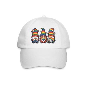 LGBTQ Pride Month - Love is Love - Baseball Cap - white/white - Front