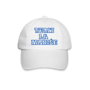 Blue Chinoiserie Bridal Team - Baseball Cap - white/white - Front