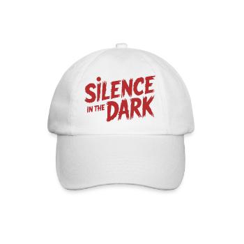 SILENCE IN THE DARK - Baseball Cap - white/white - Front