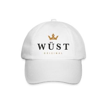Wüst Original Family Logo - Baseball Cap - white/white - Front