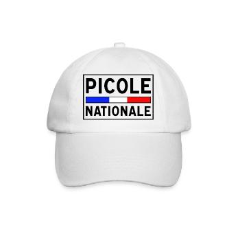 Picole Nationale nouveau design - Casquette classique - blanc/blanc - Devant