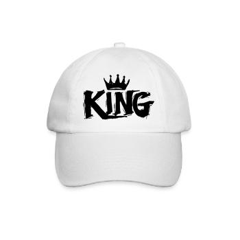 Lettrage King Graffiti - Casquette classique - blanc/blanc - Devant