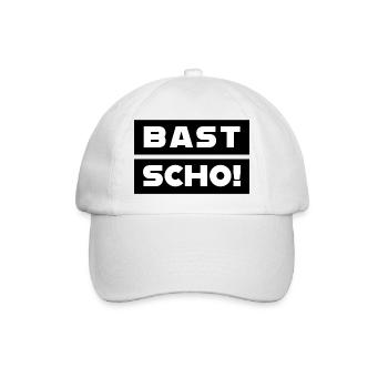 Bast Scho! - Baseballkappe - Weiß/Weiß - Vorne