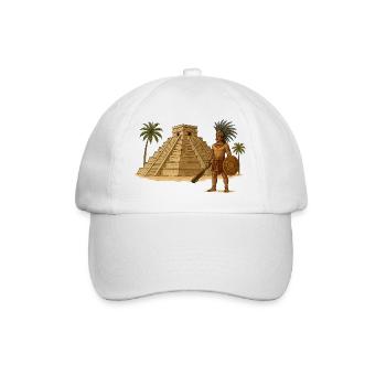 Guerrier pyramidal maya - Casquette classique - blanc/blanc - Devant