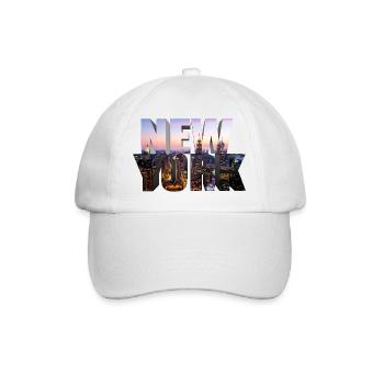 NEW YORK – The city in letters - Baseball Cap - white/white - Front