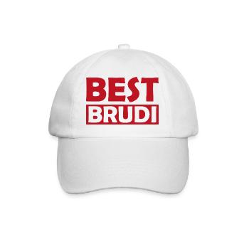 Best Brudi Shirt Motif - Baseball Cap - white/white - Front