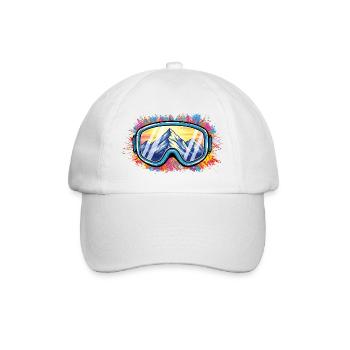 Apres Ski Party Crew Snow Skiing Ski Funny - Baseball Cap - white/white - Front