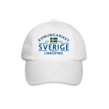 Königreich Schweden Linköping 1523 - Baseballkappe - Weiß/Weiß - Vorne