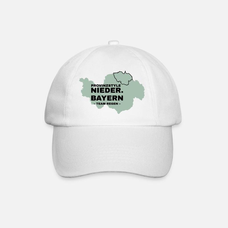 Niederbayern | REGEN - Baseballkappe - Weiß/Weiß