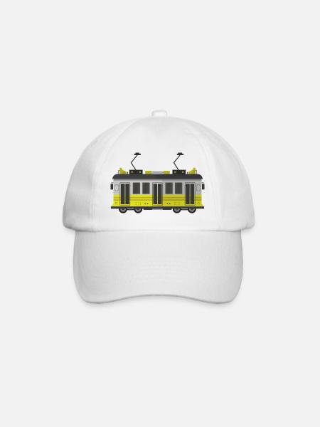 Straßenbahn - Baseballkappe - Weiß/Weiß