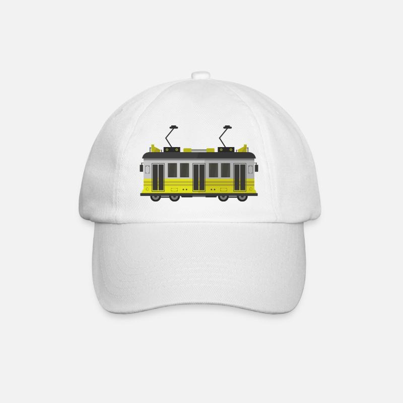 Straßenbahn - Baseballkappe - Weiß/Weiß