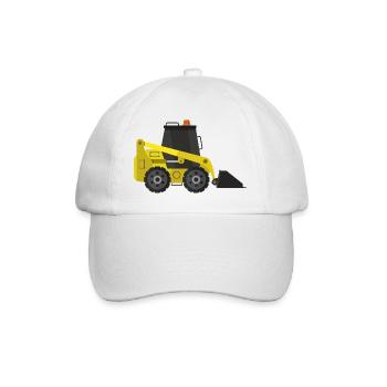 Excavator - Baseball Cap - white/white - Front