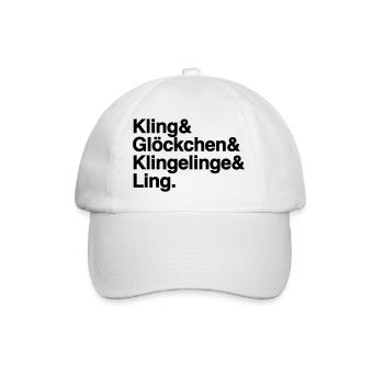 Weihnachten K&G&K&L - Baseballkappe - Weiß/Weiß - Vorne