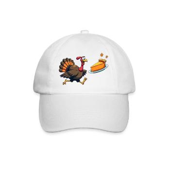 Thanksgiving Drôle Dinde de Thanksgiving - Casquette classique - blanc/blanc - Devant