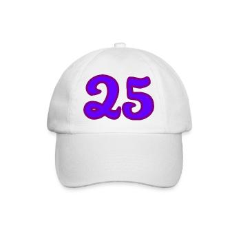 25. 25 YEARS. 25th ANNIVERSARY. 25 YEARS ANNIVERSARY. - Baseball Cap - white/white - Front