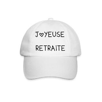 FRÖHLICHES RETREAT. RUHESTAND. PENSIONIERT. RUHESTAND. - Baseballkappe - Weiß/Weiß - Vorne