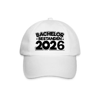 Bachelor 2026 Graduation Graduation - Baseball Cap - white/white - Front