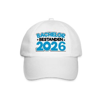 Bachelor 2026 Graduation Graduation - Baseball Cap - white/white - Front