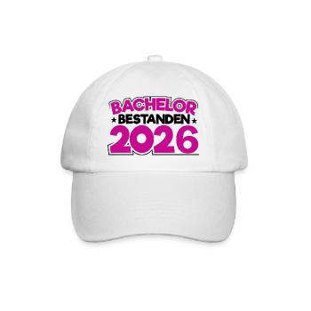 Bachelor 2026 Graduation Graduation - Baseball Cap - white/white - Front