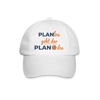 Le plan commence de façon désordonnée – Humor Design - Casquette classique - blanc/blanc - Devant