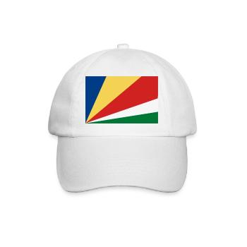 Farbgeometrie Streifen - Baseballkappe - Weiß/Weiß - Vorne