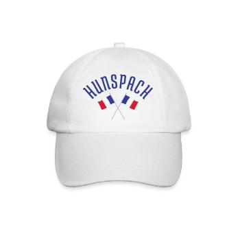 Emblème des drapeaux français croisés de Hunspach - Casquette classique - blanc/blanc - Devant