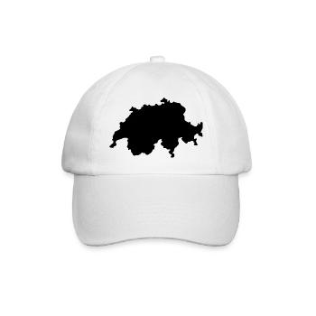 Carte suisse - Casquette classique - blanc/blanc - Devant
