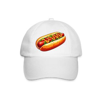 Hot-dog - Casquette classique - blanc/blanc - Devant