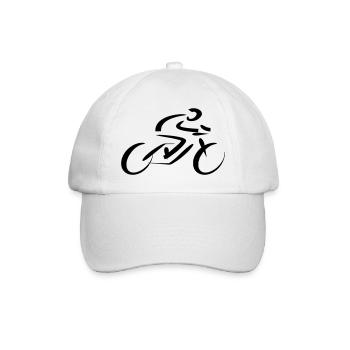 Cyclist Racer - Baseball Cap - white/white - Front