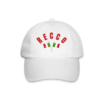Recco Italian Flags Crossed - Baseball Cap - white/white - Front