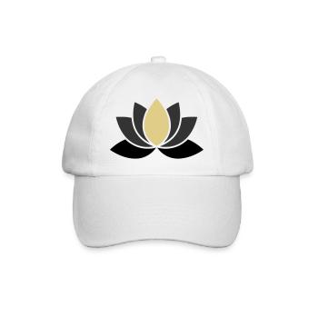 Noble Lotus Flower Spa Wellness - Baseball Cap - white/white - Front