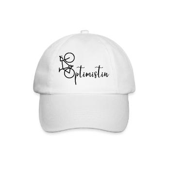 Roue cyclable Optimist - Casquette classique - blanc/blanc - Devant