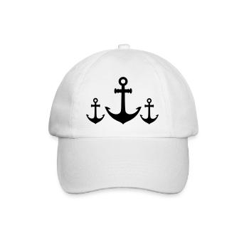 Anchor crew - Baseball Cap - white/white - Front