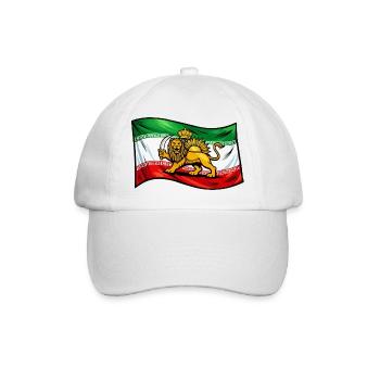 Persia Iran Flag - Baseball Cap - white/white - Front