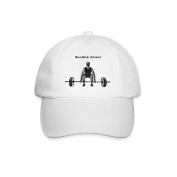 Mode Beats Actif : Renforcement musculaire - Casquette classique - blanc/blanc - Devant