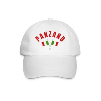 Panzano Italian Flag Cross - Baseball Cap - white/white - Front