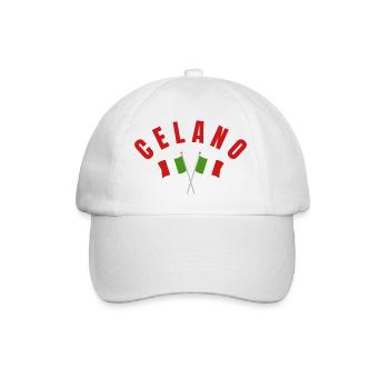 Drapeaux italiens Celano - Casquette classique - blanc/blanc - Devant
