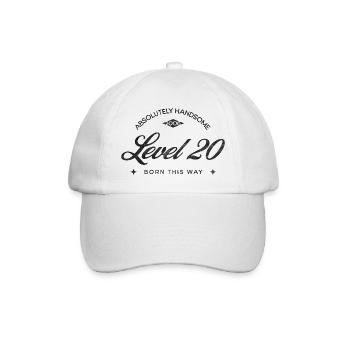 Vintage Born This Way – Niveau 20 - Casquette classique - blanc/blanc - Devant
