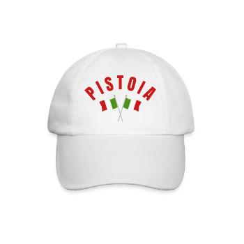 Pistoia Twin Italian Flags - Baseball Cap - white/white - Front