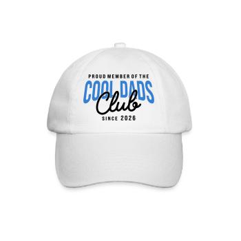 Membre du club Dads Cool depuis 2026 Dad Gift - Casquette classique - blanc/blanc - Devant