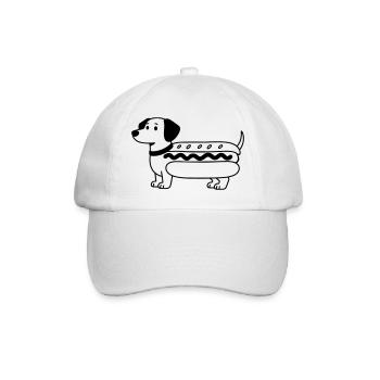 hot-dog - Casquette classique - blanc/blanc - Devant