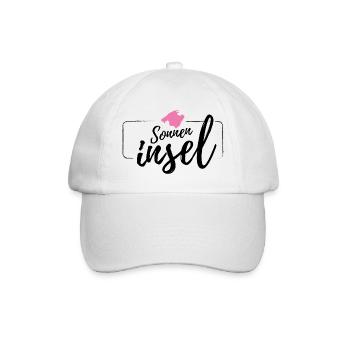 Mallorca Island Sunny Island Malle Design pink - Baseball Cap - white/white - Front
