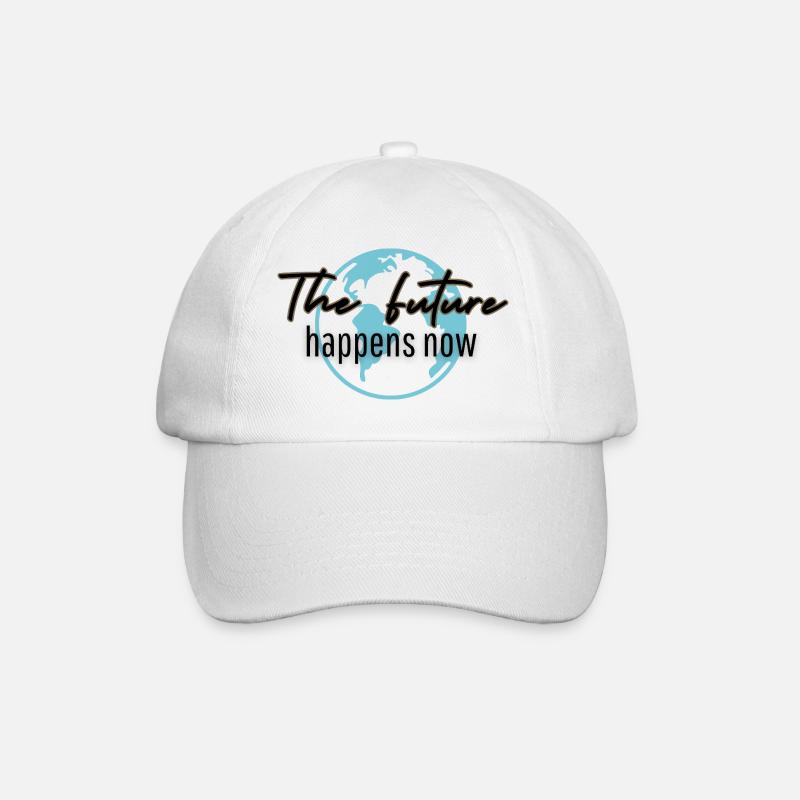 L’avenir arrive maintenant - Casquette classique - blanc/blanc
