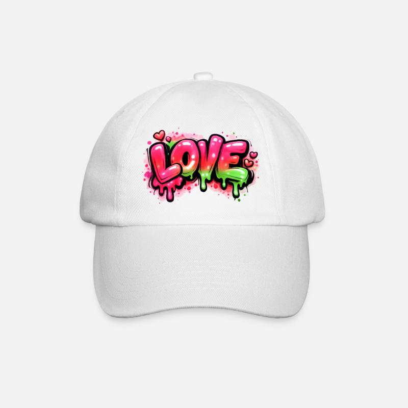 Amour - Casquette classique - blanc/blanc