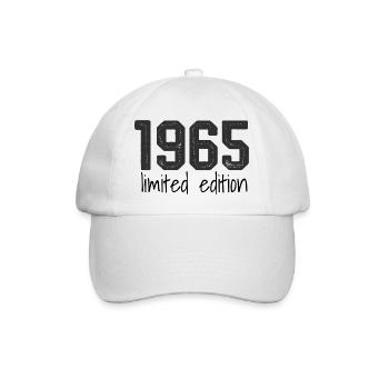 1965 Limited Edition Retro Geburtstag Jahrgang Des - Baseballkappe - Weiß/Weiß - Vorne