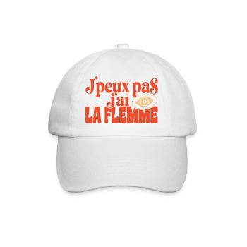 Flemme Pop Œil Retro - Casquette classique - blanc/blanc - Devant