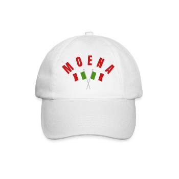 Modena Italian Flags  - Baseball Cap - white/white - Front